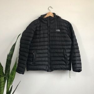 The North Face black puffy jacket Medium/Large